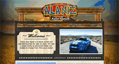 Desktop Screenshot of alanizautoranch.com